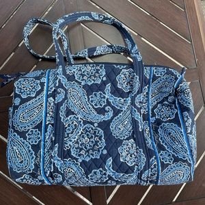 Vera Bradley paisley print duffle bag